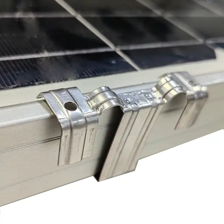 Solar Mounts Solar Panel Clip SUS304 Drain Solar Water Accessories for Easy Installation