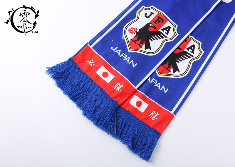 Fleece Digital Printed Sublimation Scarf National Team For Adult