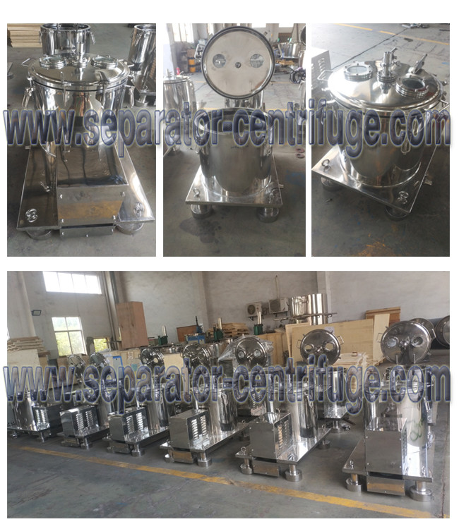 Top Discharge Basket Centrifuge / Industrial Hemp Oil Extraction Machine
