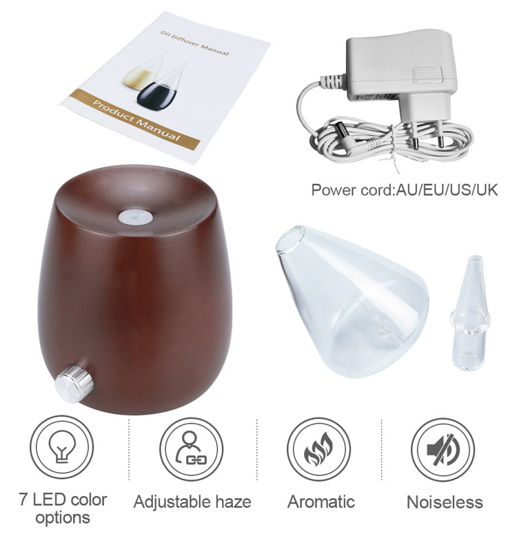 70ml Aromatherapy Scent Nebulizer With 7 Color LED Light