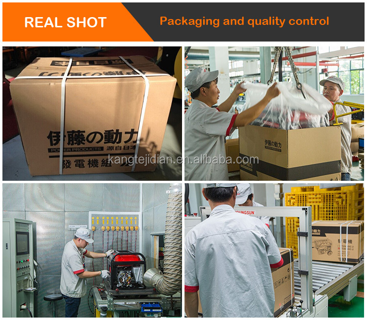 27A Rated Current 6kw Small Mobile Gasoline Generator for Home 220V Fuel 90 Gasoline