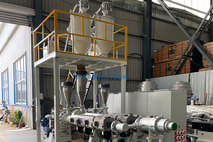 HSE-75/38 75-250mm HDPE Pipe Extrusion Production Line Machine For Sale