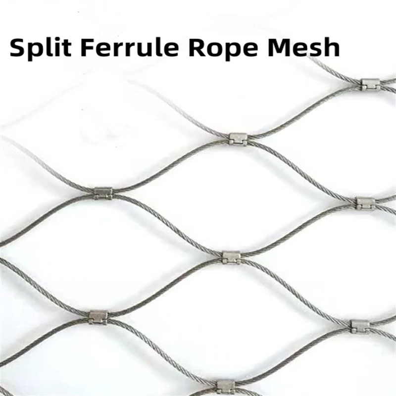 3.0 Mm 38 X 38 Mm Stainless Steel Cable Mesh For Safety Protection