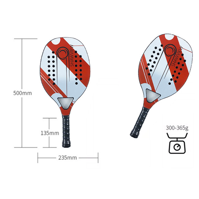 Beach De Paddle Board Racket Carbon Fiber Paddle Tennis Rackets