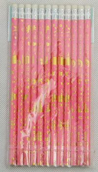 Graphit Black Wood Pencil 7 inch poplar wood graphite woodless pencil