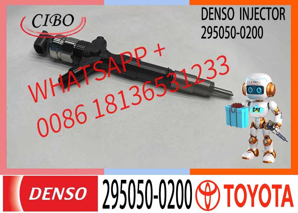 295050-0200 2kd Injector China New Fuel Injector Assembly 295050-0460 For 23670-30400 1KD-FTV 2KD-FTV Diesel Engine