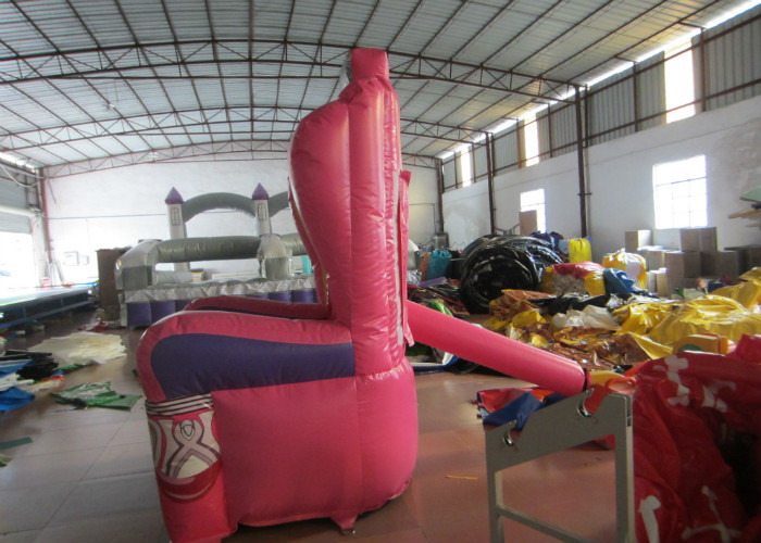Pink Inflatable Airtight princess the chair on sale sealed inflatable decoration