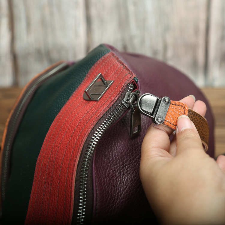 Anti Theft Genuine Leather Backpack