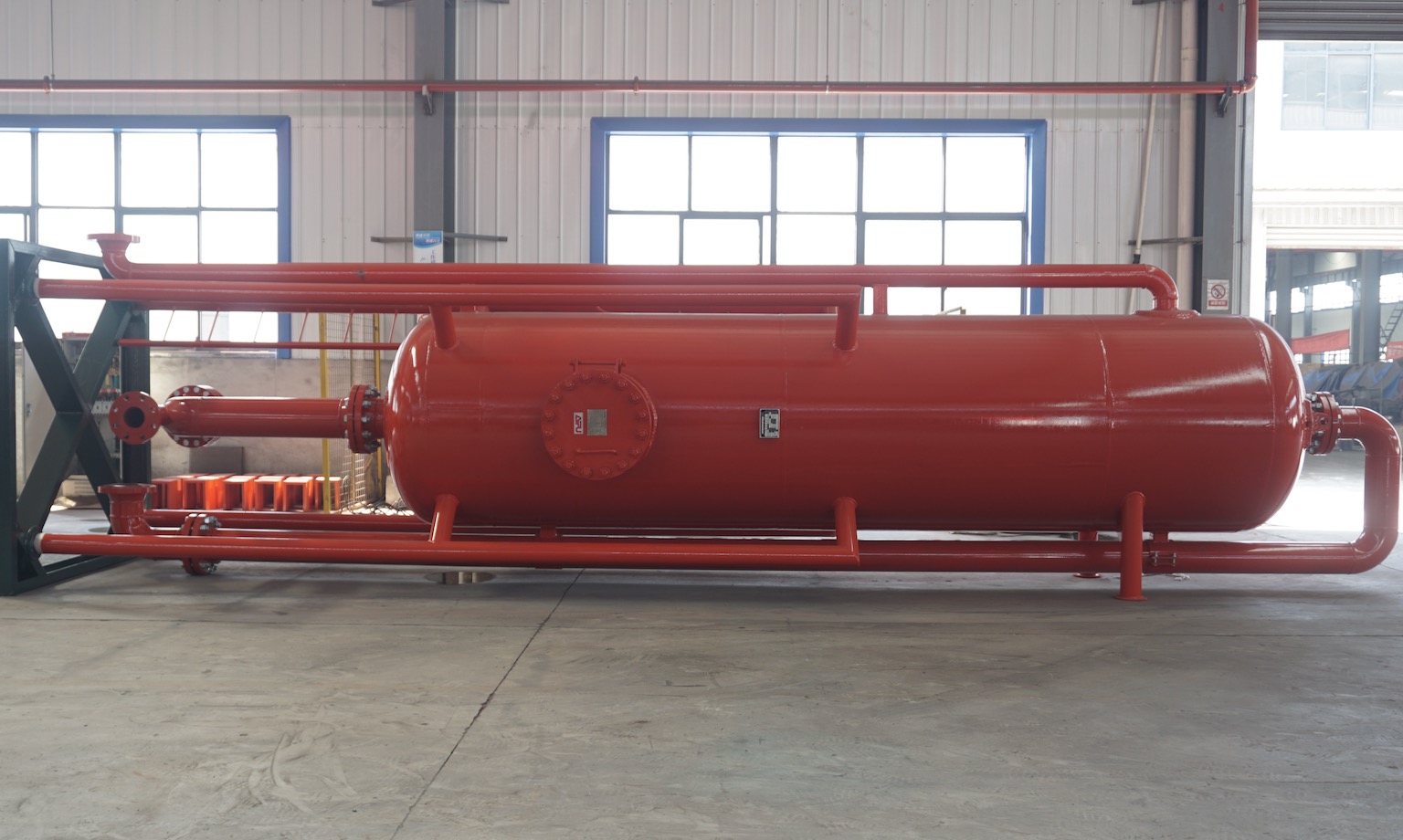 Mud gas separator poor boy degasser