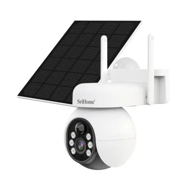 Solar Battery Camera Outdoor Waterproof CCTV Camera 4MP With 4G Sim Card Camera