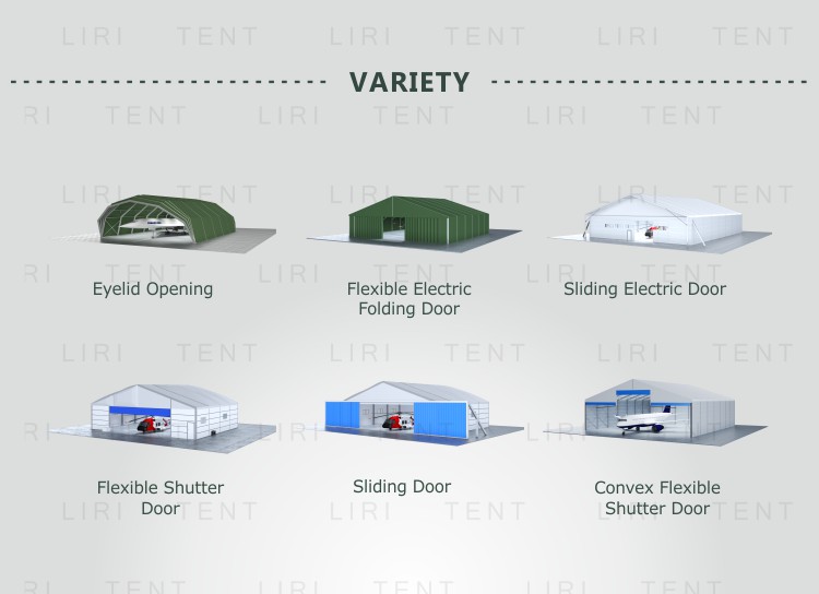 2020 Prefabricated Snow Resistant Aircraft Hangar Shelter Tents from Liri