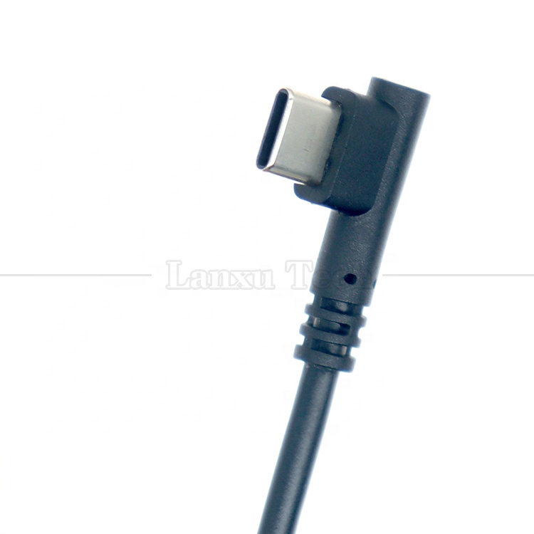 High Quality 1M 2M 3M 5M Data Charger 90 Degree USB A to Type C Angle Cable for Phone Tablet Camera