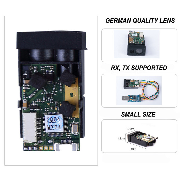 40m TTL Industrial Laser Distance Sensor With Digital Output Arduino Range Module