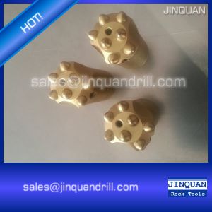 tapered mining button bits