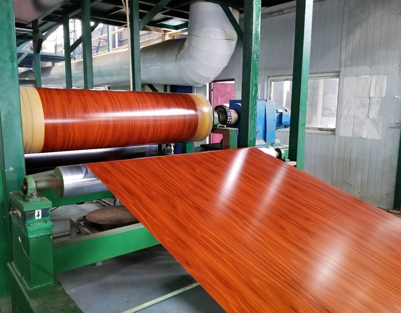 3003 Wood Grain Aluminum Coil Wood Aluminum Sheet For Kitchen Cabinet Panel