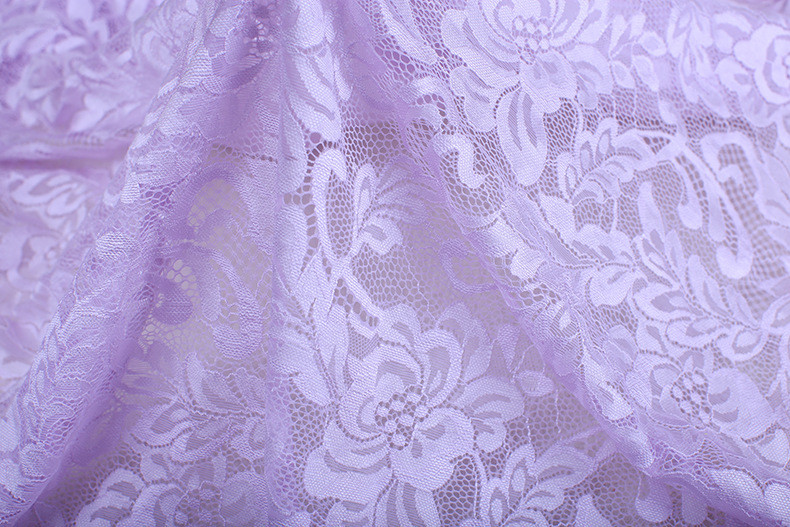 2017 Hot Sale Garment Accessories Strech French Lace Fabric with Different Color-