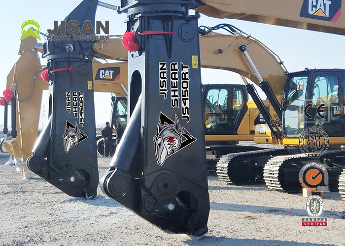 Dismantling Abandoned Containers Ships Hydraulic Rotating Pulverizer For Excavator