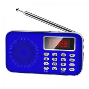 Buy cheap 87.5mhz 108mhz Hand Held FM Radio With TF USB MP3 Multifunctional product