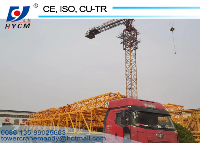 1250KN.m Fixed Jib Crane 50m Tower Crane Boom Length D5020 Luffing Jib Crane with Tower Crane Climbing Cage