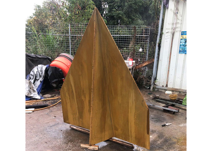 Factory Directly Sale Outdoor Garden Corten Steel Sculpture In Stock