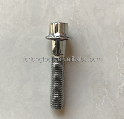 12 PT BBS RS/RX Split Rim Bolts M7 x 32 Steel Chrome-plated for DIN Standard Performance Long-Lasting Performance