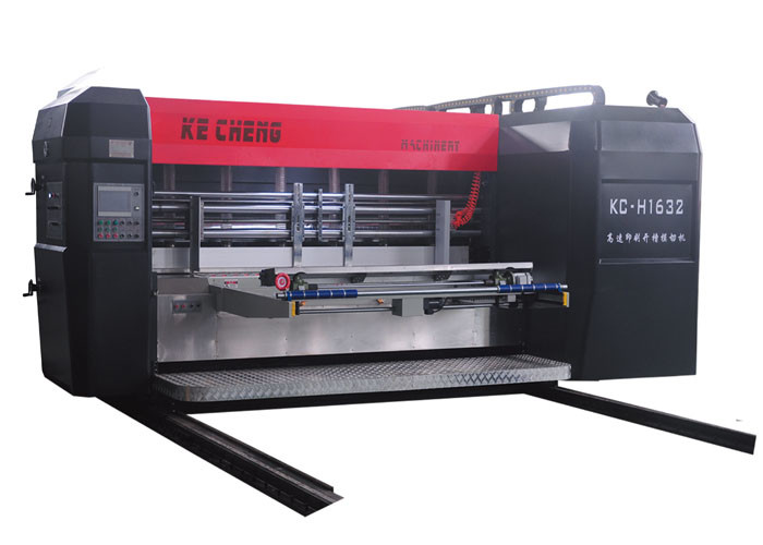 Water Ink Printer Slotter Die Cutter Stacker Machine Automatic 4 Color