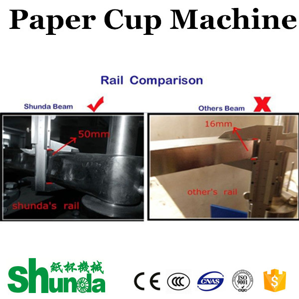 Automatic Paper Tea Cup Machine 130-160 Cups/Min 2-32oz