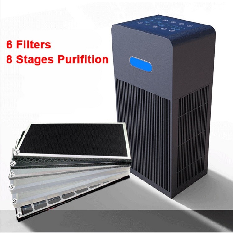 Home PM2.5 Detection 420M3/H Hepa Anion Air Purifier
