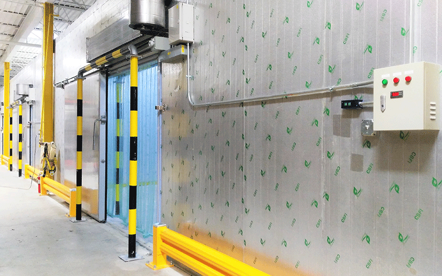 6500 Tons Freezer Cold Room Food Refrigeration R404a Water Cooling
