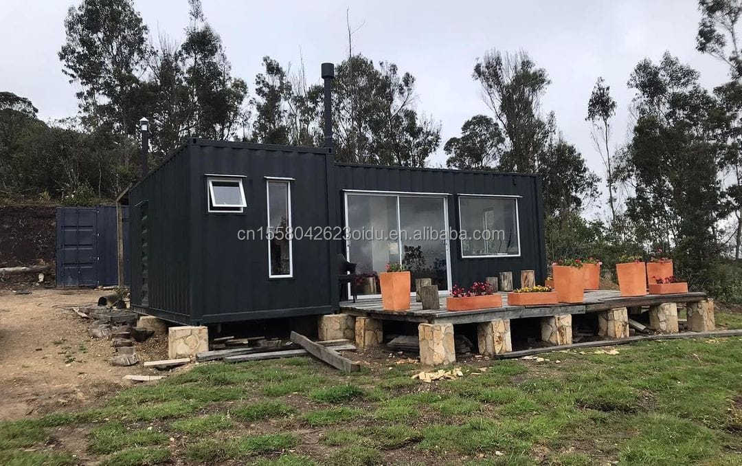 Modern Design Flat Pack Container 20 FT Prefabricated Steel House for Outdoor or Camping Low Cos