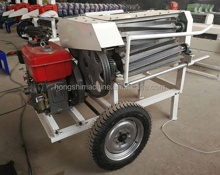 Kenaf Hemp Fiber Decorticating Machine , 1200r/min Sisal Fiber Extracting Machine