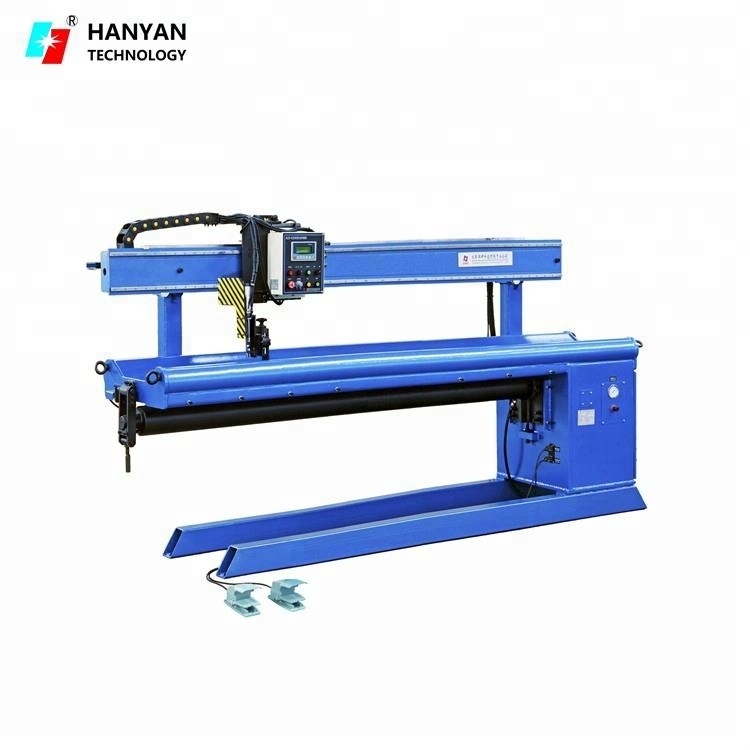 Stainless Steel Longitudinal Seam Welder 380V Straight Weld Seam Machine For Metal Pipeline