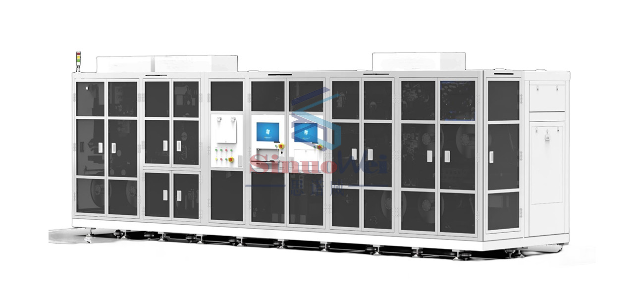 500mm Laser Die Cutting Slitting Machine Lithium Battery Production Line For Electrode Plates