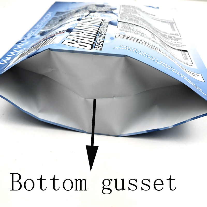 Top zip plastic bag/round bottom plastic food packaging bag/stand up pouch bag for meat,sea food