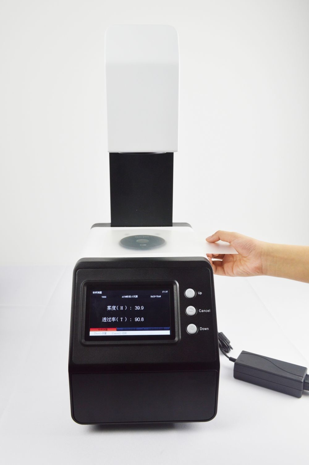 5 inches screen Transmittance Haze Meter For Plastic Film Glass and Screen TH-100