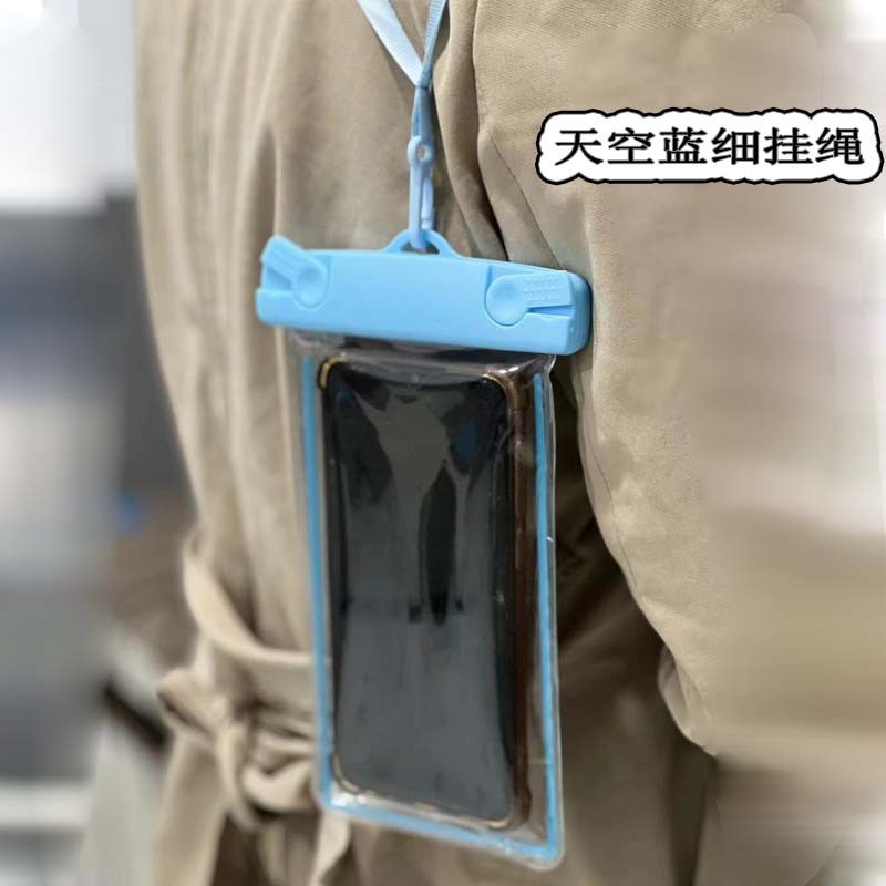 MOBILE PHONE WATERPROOF BAG CUTE GLOW-IN-THE-DARK MOBILE PHONE BAG DRIFTING SWIMMING GEAR TOUCH SCREEN MOBILE PHONE PROT