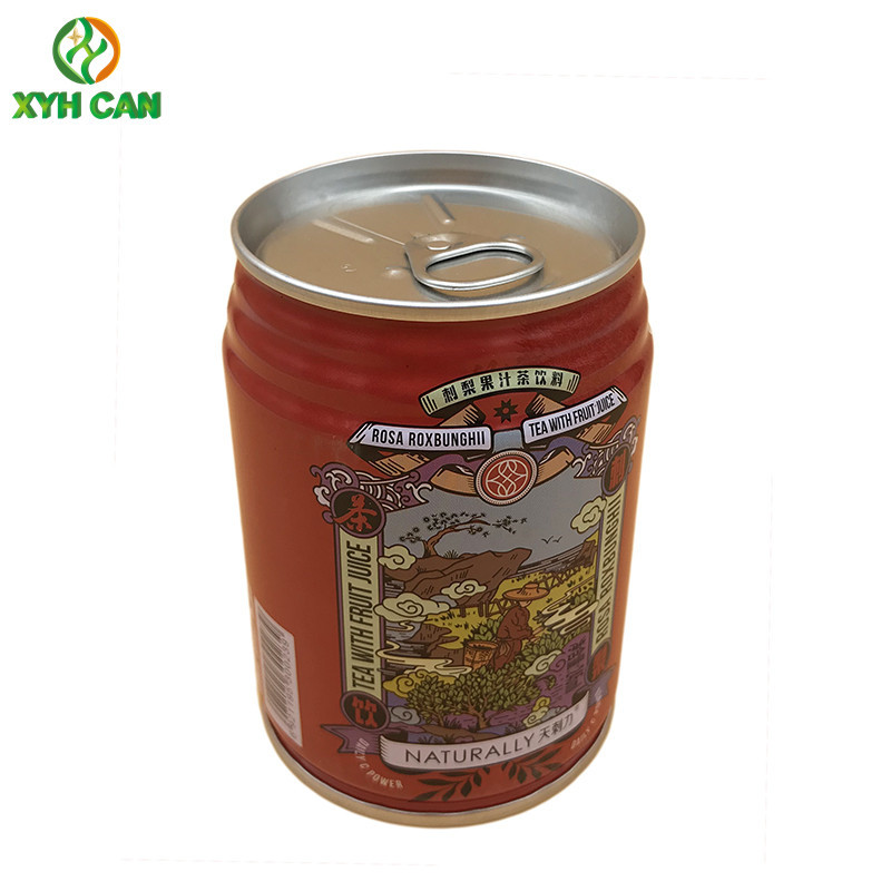 Food Grade Round 246ml BPA Free Beverage Tinplate Can