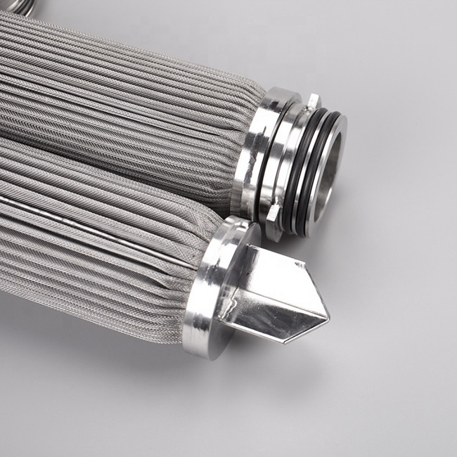 Sintered Wire Mesh Filter Element For Food Processing / Pharmaceutical Industry