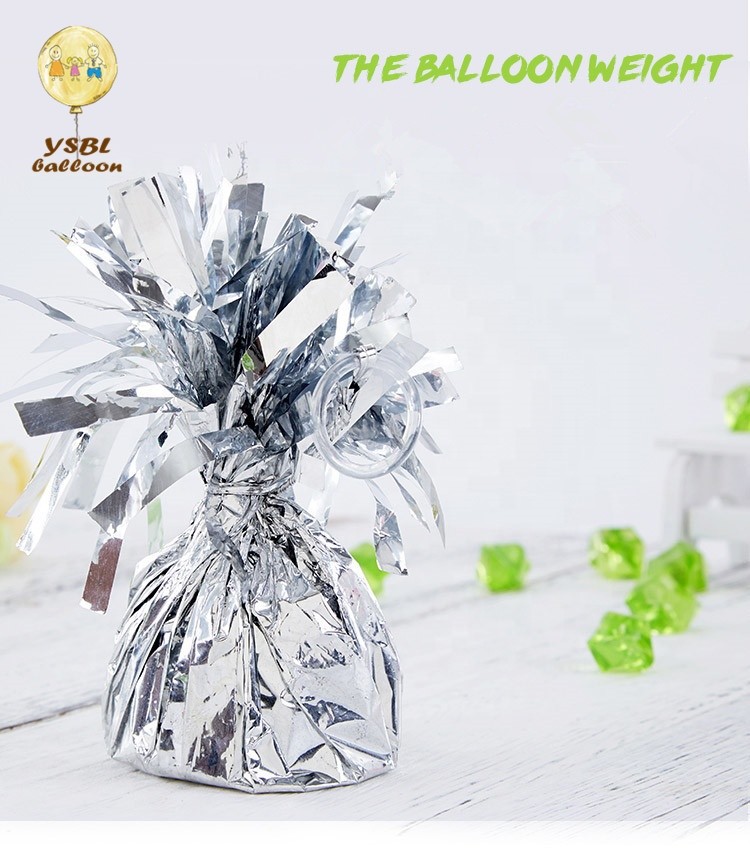 Metallic Wrapped Foil Balloon Weights , Candy Shaped Wedding Decor Accessories