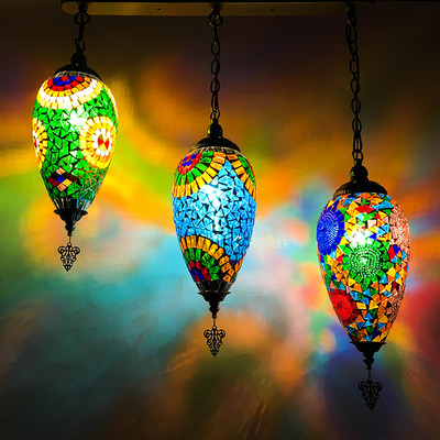 Bohemian chandelier Southeast Asian Cafe Restaurant Hotel Club Turkish chandelier(WH-DC-25)