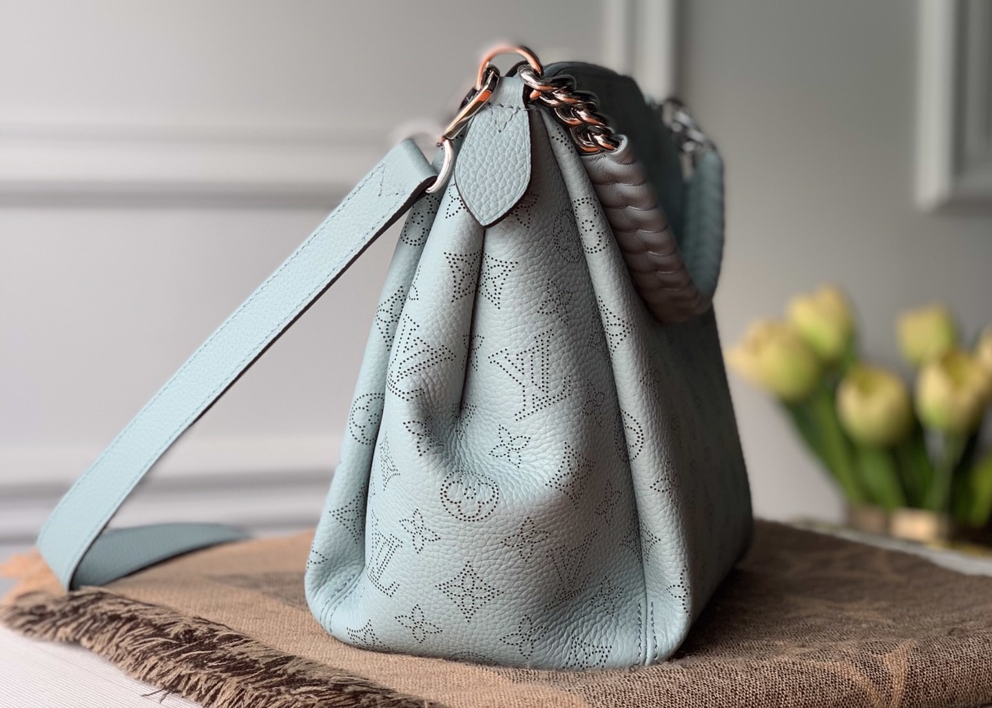 babylone bb handbag soft sheep skin genunie leather luxury cross-body bag high capicity bag