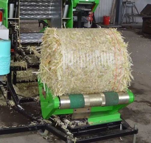 Stretch film hay wheat straw silage bundle bale wrapping machine grass baler machine with factory price