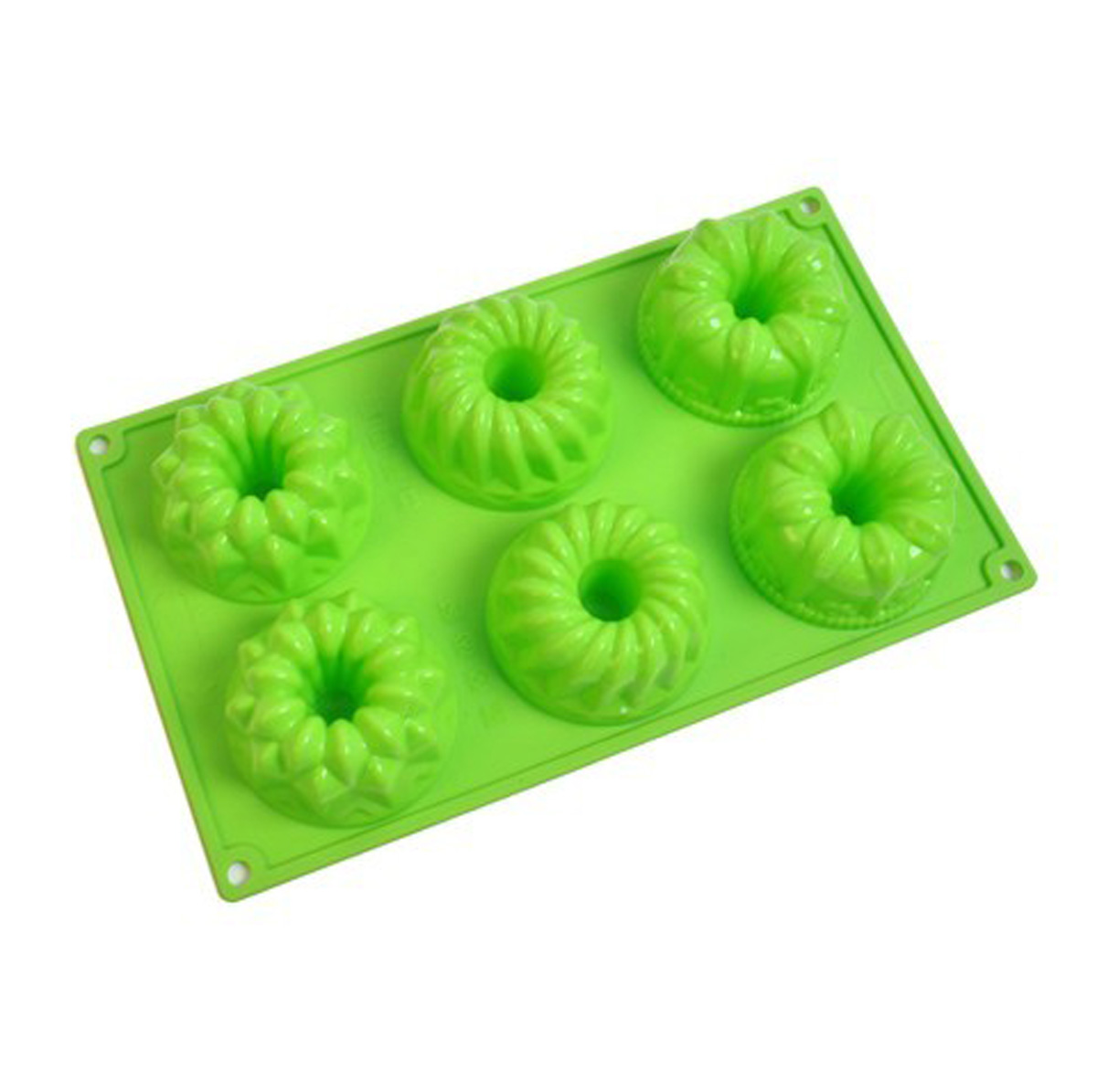 Silicone manufacturer Silicone baking tools 6 cups doughnuts shaped silicone mold SB-016