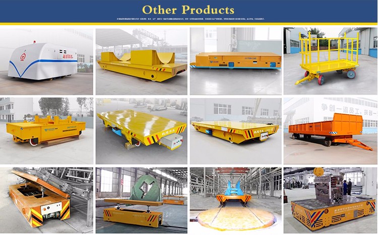 heavy duty electric transfer bogie cart with 20t load capacity 