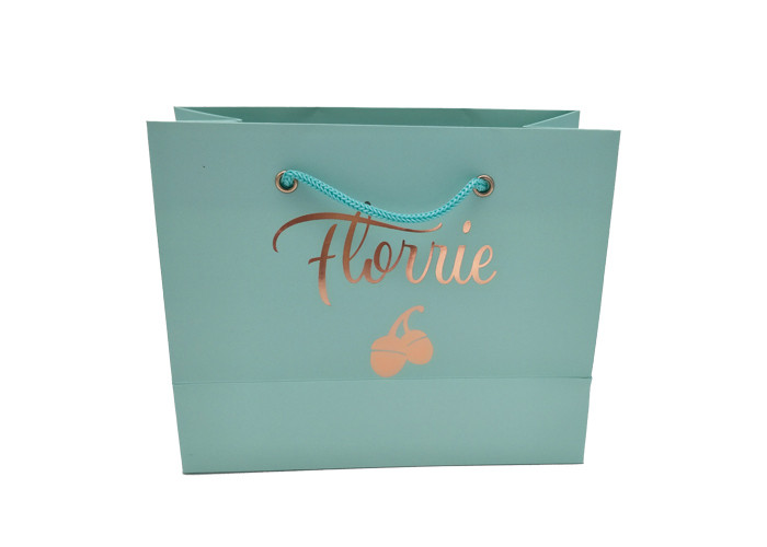 Foil-Stamping logo custom personalised paper bags for jewelry packaging
