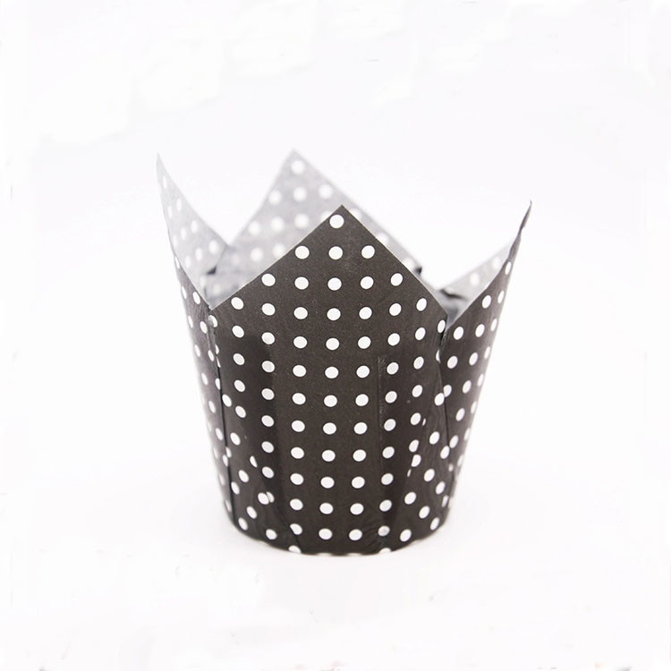 40g Greaseproof Paper Tulip Cupcake Liner Baking Muffin Tins Treat Cups