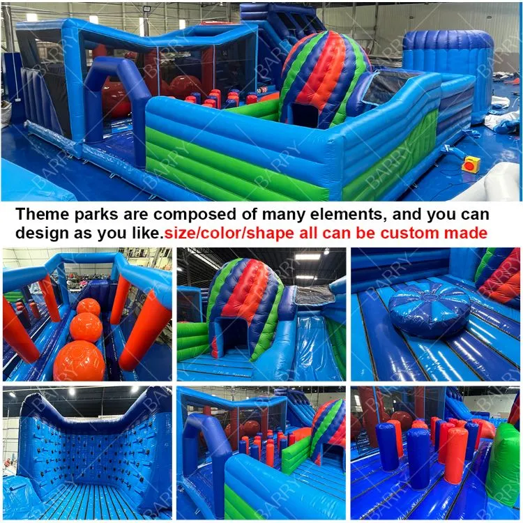 Indoor Trampoline Amusement Park Adult Bounce House Big Bounce House Playground Inflatable Theme Park