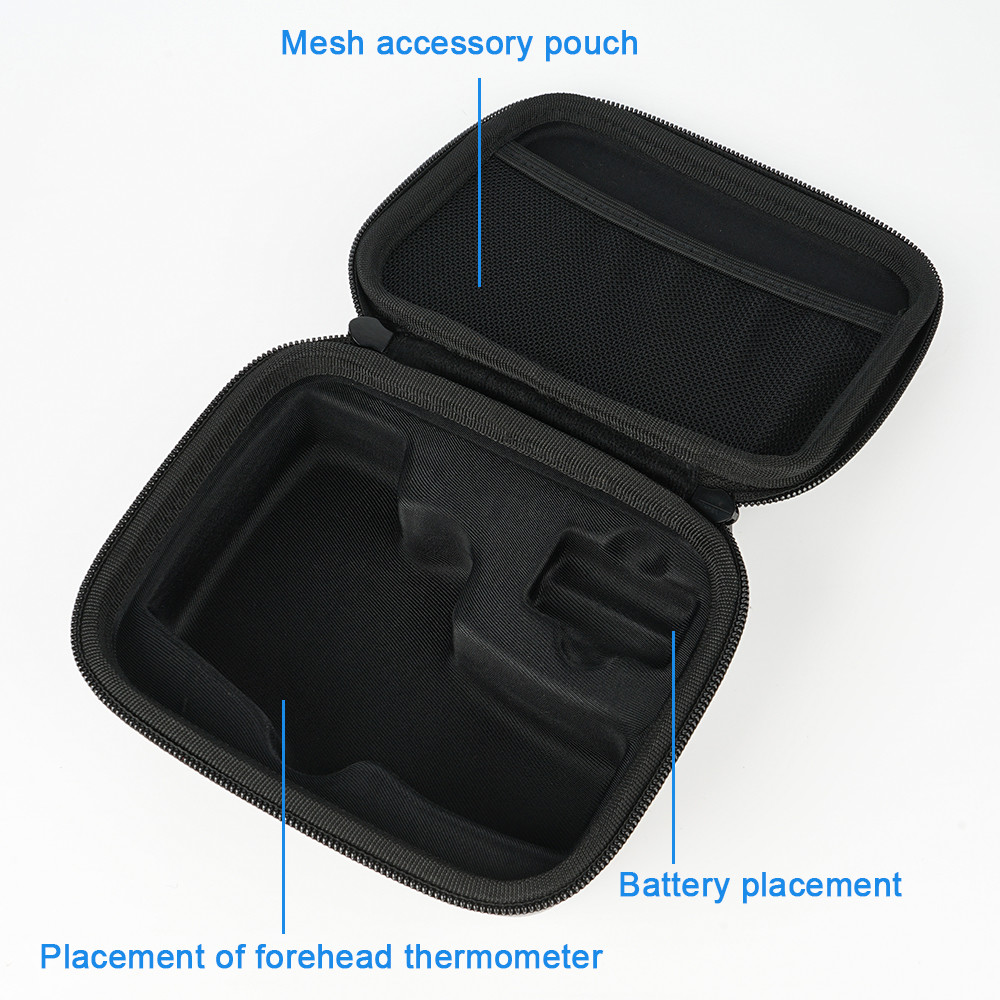Multi-Function Thermometer Double Zipper Travel Shockproof Bag Box