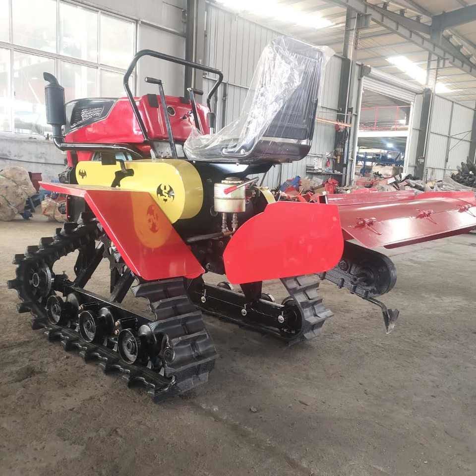 Rotary Tillage Crawler Farm Tractor 2200 rpm Mini Farm Tractor