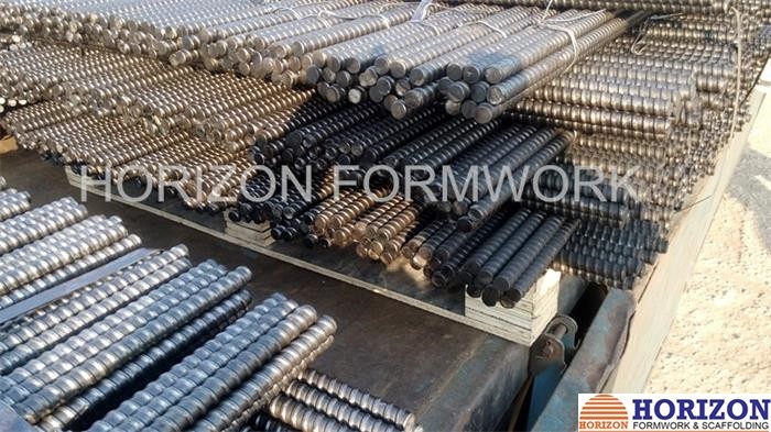 OEM Formwork Tie Rod System For Construction , Dywidag Thread Bar 145KN Load